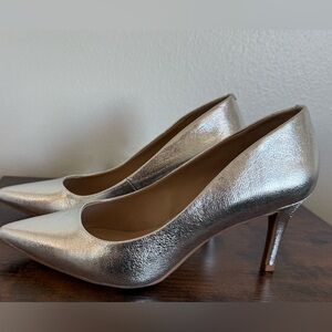 Elegant Silver High Heels